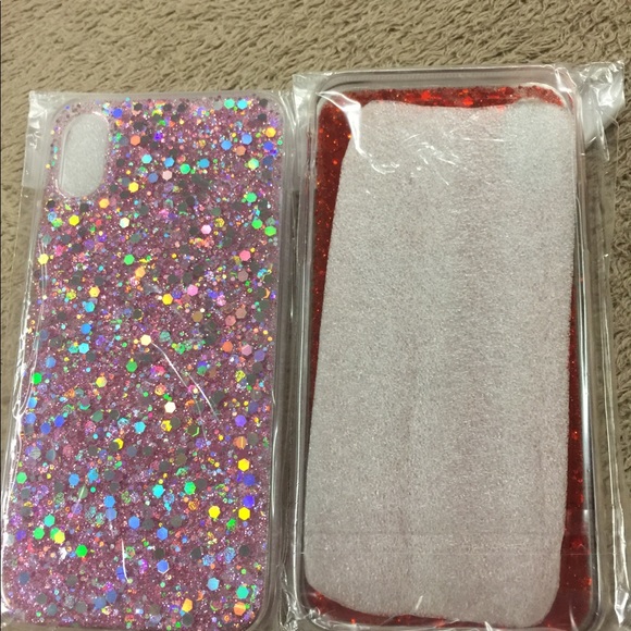 iPhone 10 glittering phone cases - Picture 4 of 5